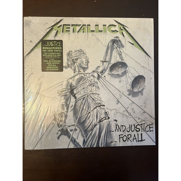 Metallica And Justice For All 2018 Reissue LP 180g w/Insert Near Mint!!
